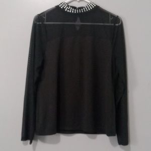 Madison, black blouse